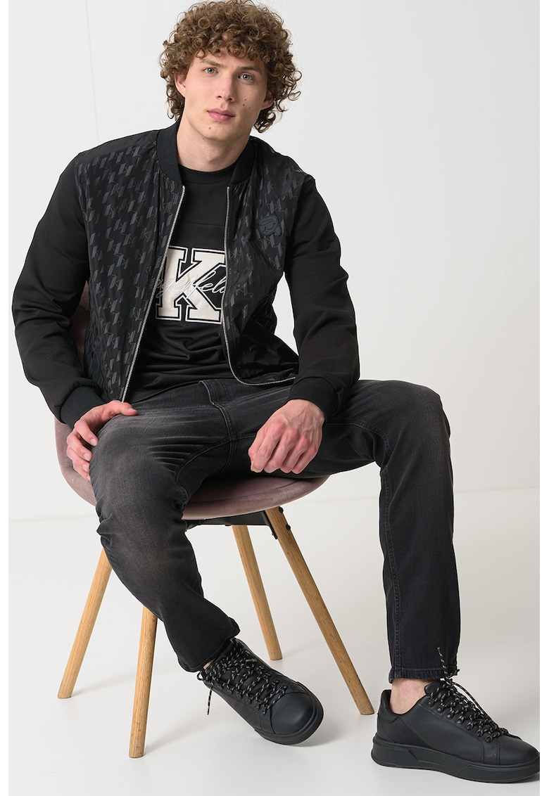 Яке бомбър с монограм Karl Lagerfeld