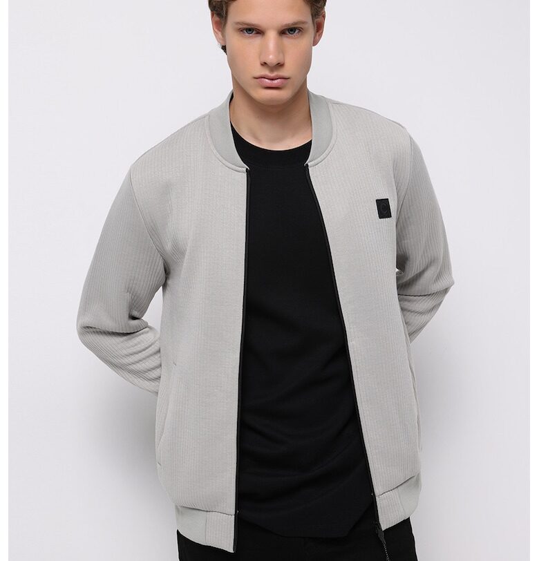 Яке бомбър с цип и джобове COLINS