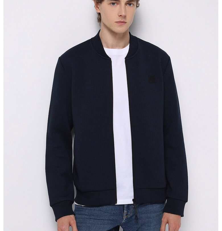 Яке бомбър с цип и джобове COLINS