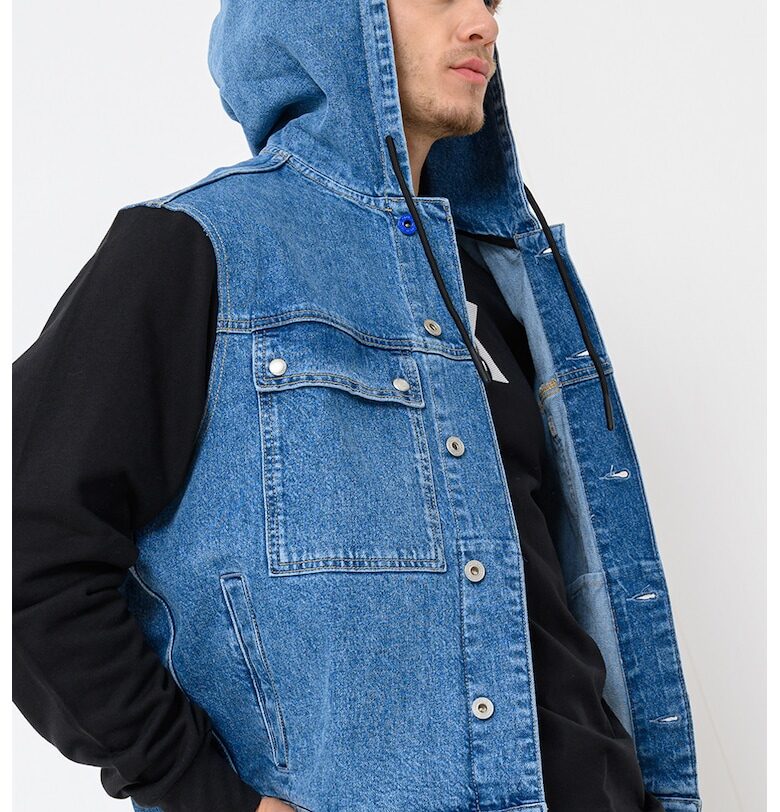 Яке от деним с дизайн 2 в 1 KARL LAGERFELD JEANS
