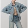 Яке от деним с паднали ръкави ARMANI EXCHANGE