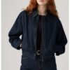 Яке от деним с цип и джобове встрани Levis