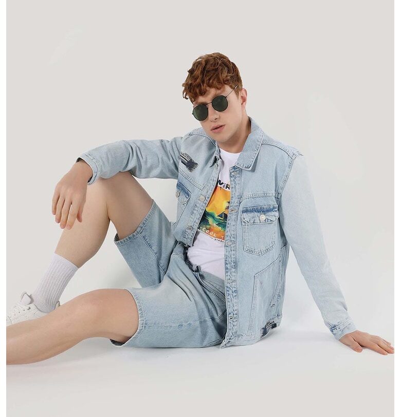 Яке от деним с шевове COLINS