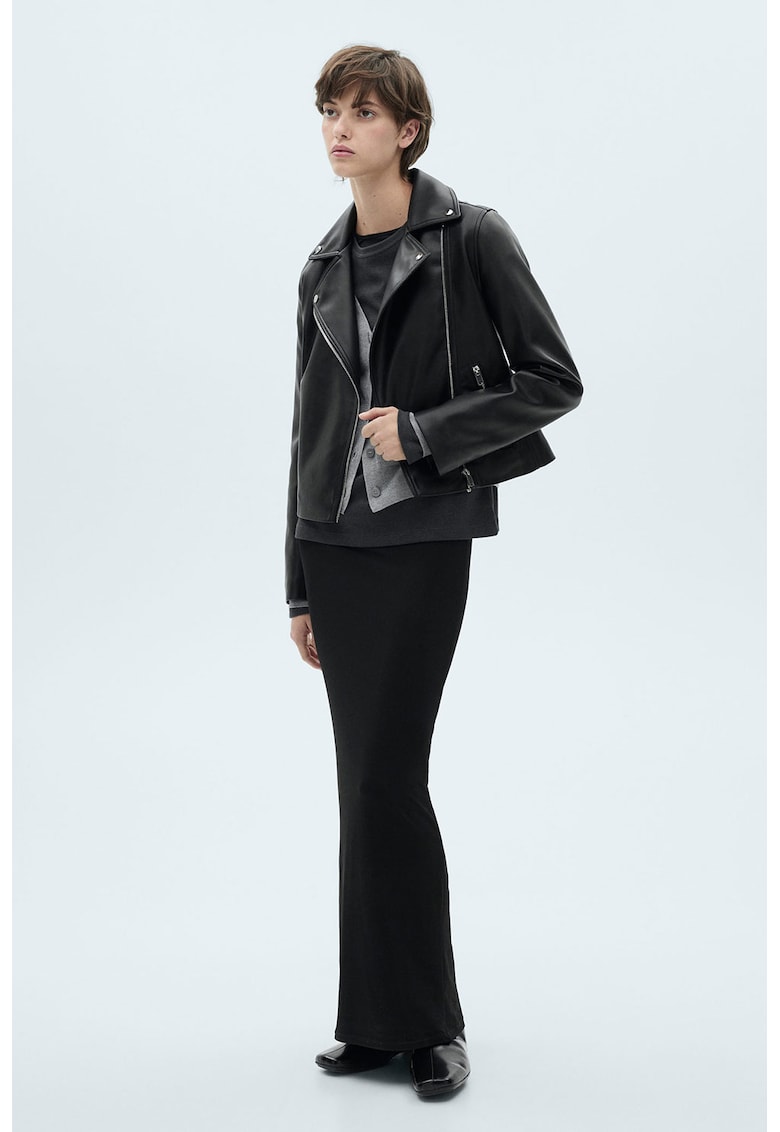 Яке от еко кожа Mango