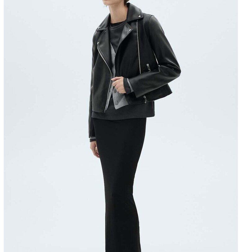 Яке от еко кожа Mango