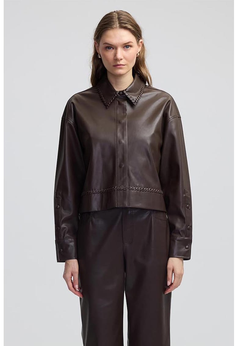 Яке от еко кожа с капси Ipekyol