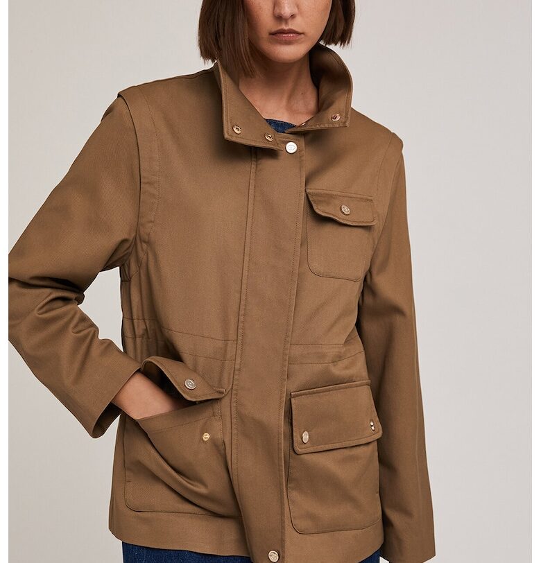 Яке от памук и лиосел с отделящи се ръкави Motivi