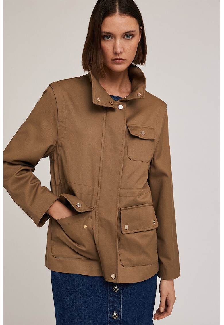 Яке от памук и лиосел с отделящи се ръкави Motivi