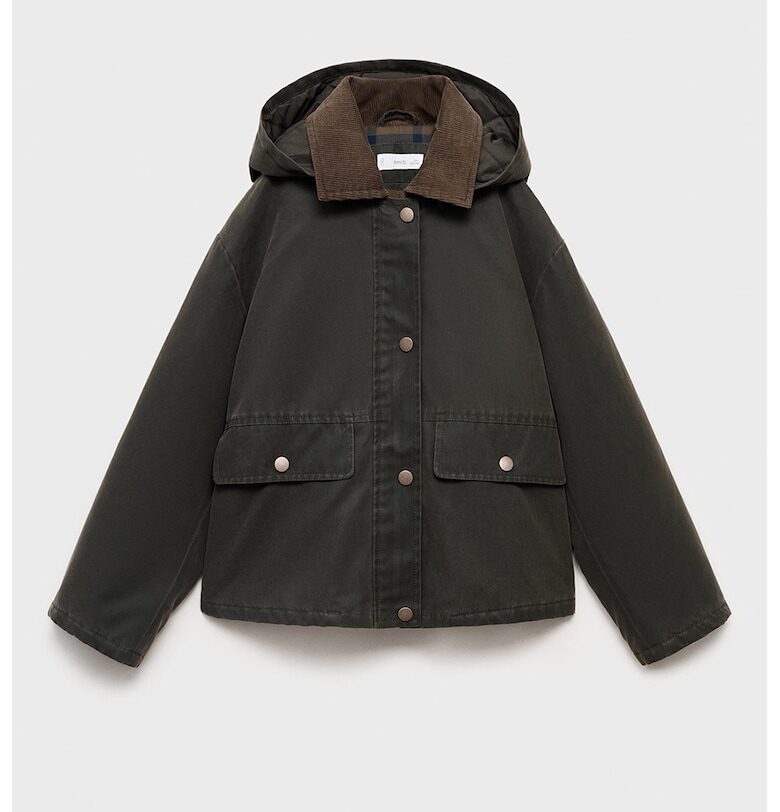 Яке с джобове с капаче Mango