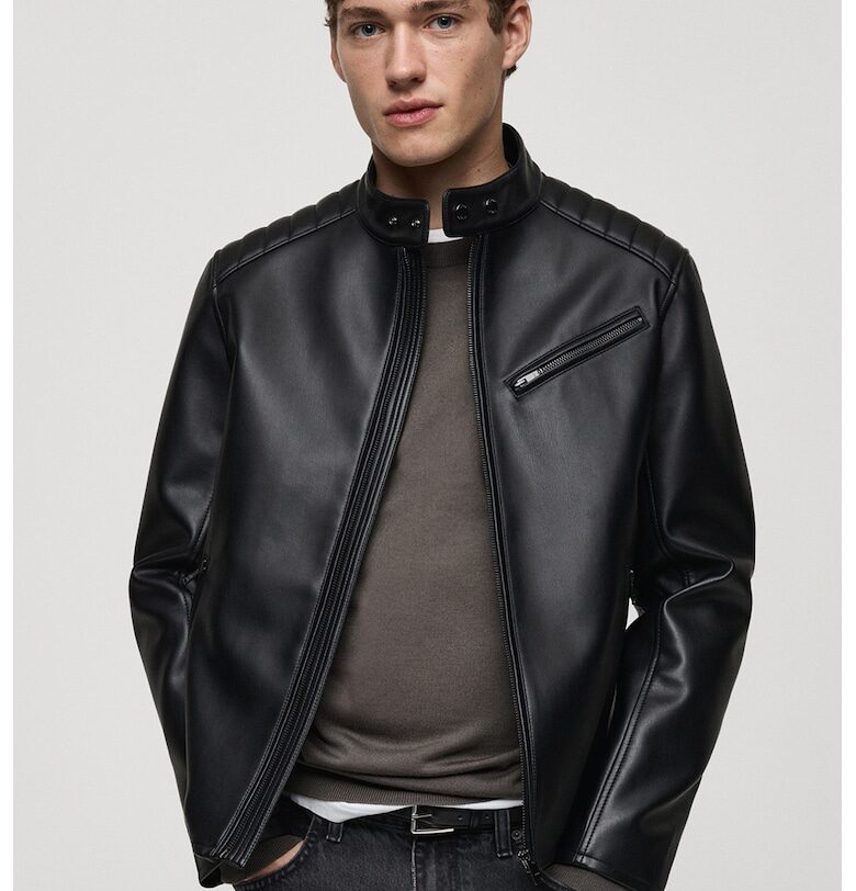 Яке с джобове с цип Mango