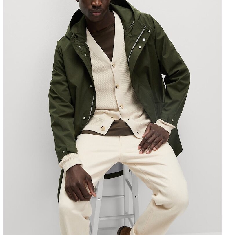 Яке с качулка и джобове Marks  Spencer