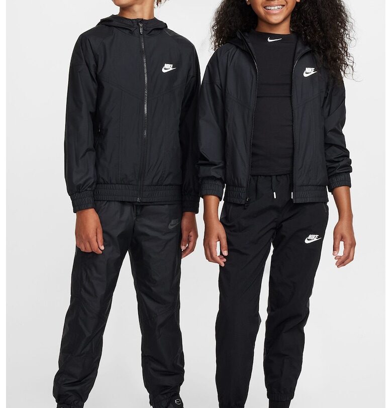 Яке с качулка и джобове с цип Nike