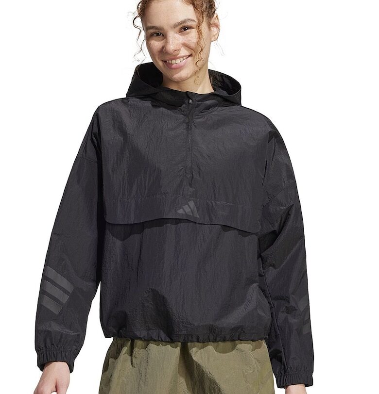 Яке с качулка и къс цип adidas Sportswear