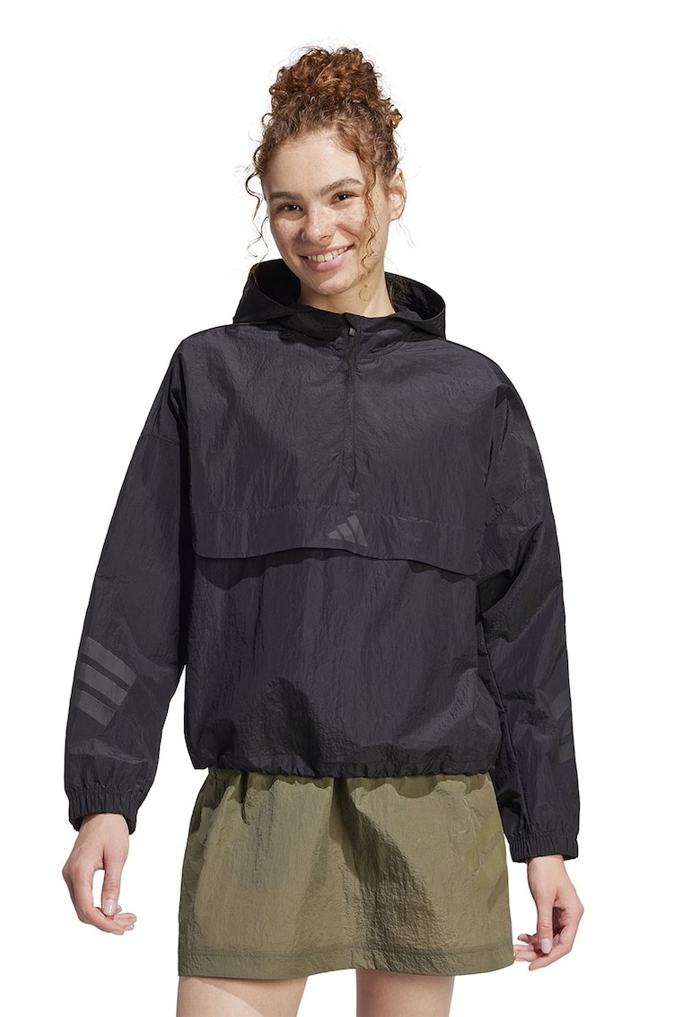 Яке с качулка и къс цип adidas Sportswear