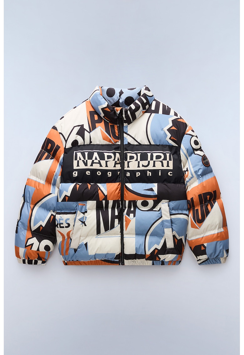 Яке с цип и графична шарка Napapijri