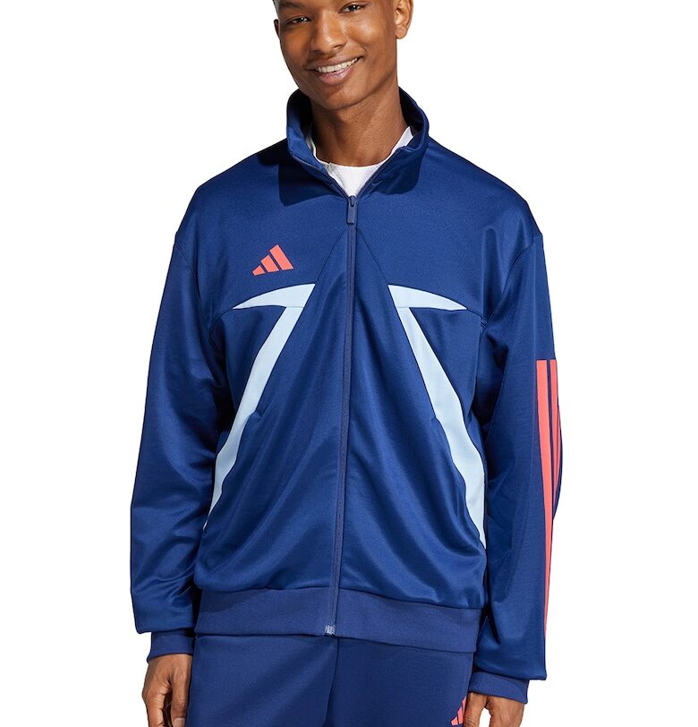 Яке с цип и лого adidas Sportswear