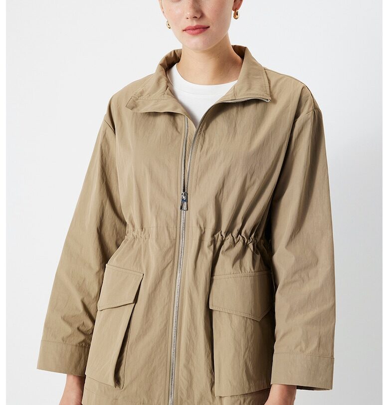 Яке с цип - регулируема талия и джобове с капаче Ipekyol