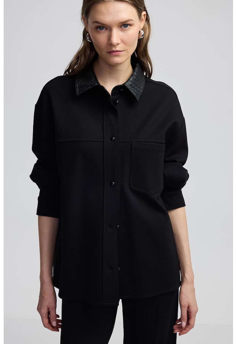 Яке със сплетена яка Ipekyol