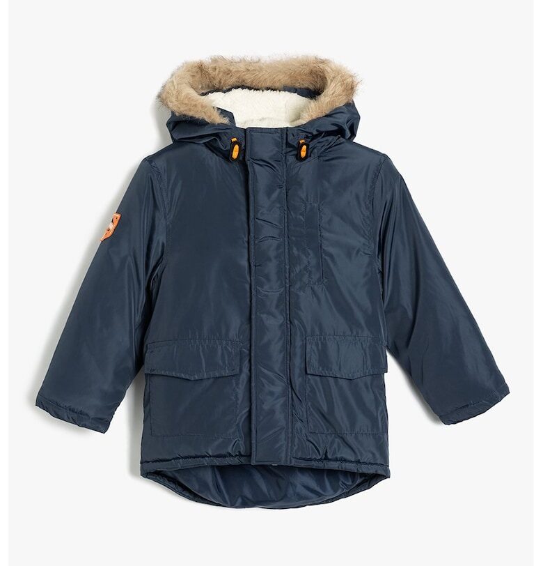 парка с еко пух на качулката KOTON