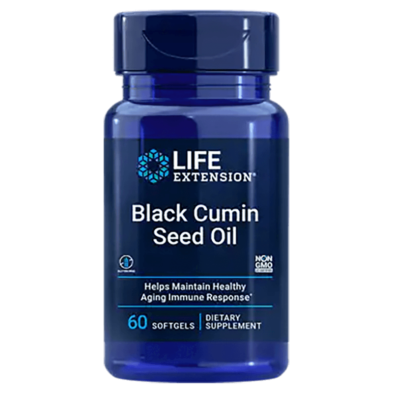 Black Cumin Seed Oil/ Черен кимион масло 500 mg х 60 софтгел капсули Life Extension