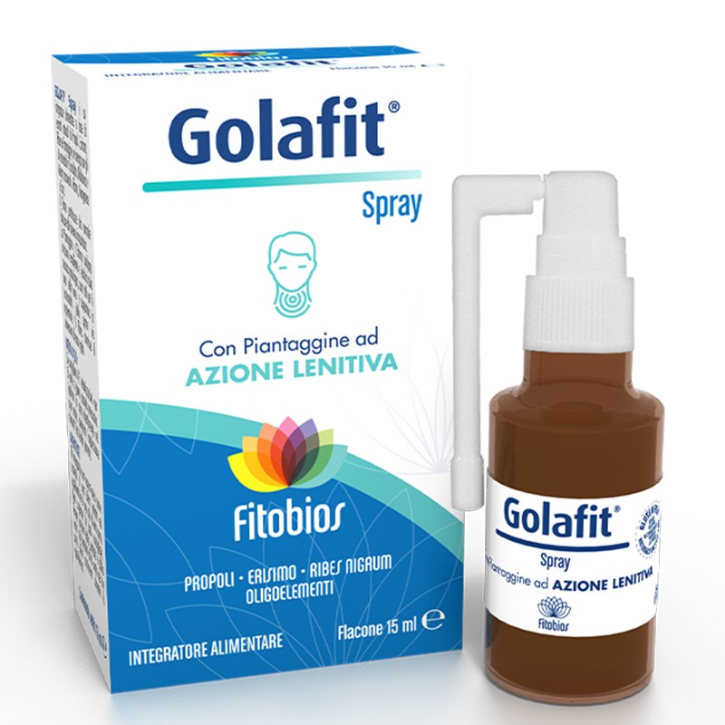 Golafit – Успокояващ спрей за гърло с прополис и етерични масла