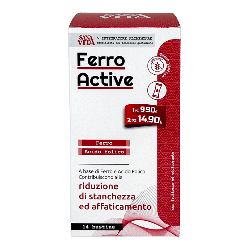 Анемия - ФероАктив SanaVita (желязо + фолиева киселина)