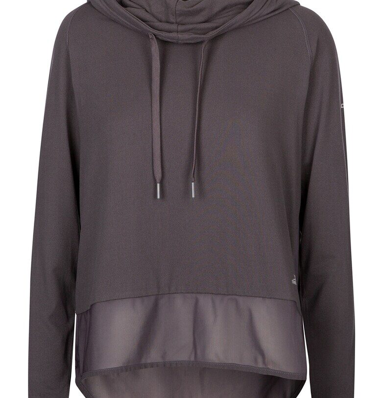 Асиметрично худи Active за трекинг Trespass