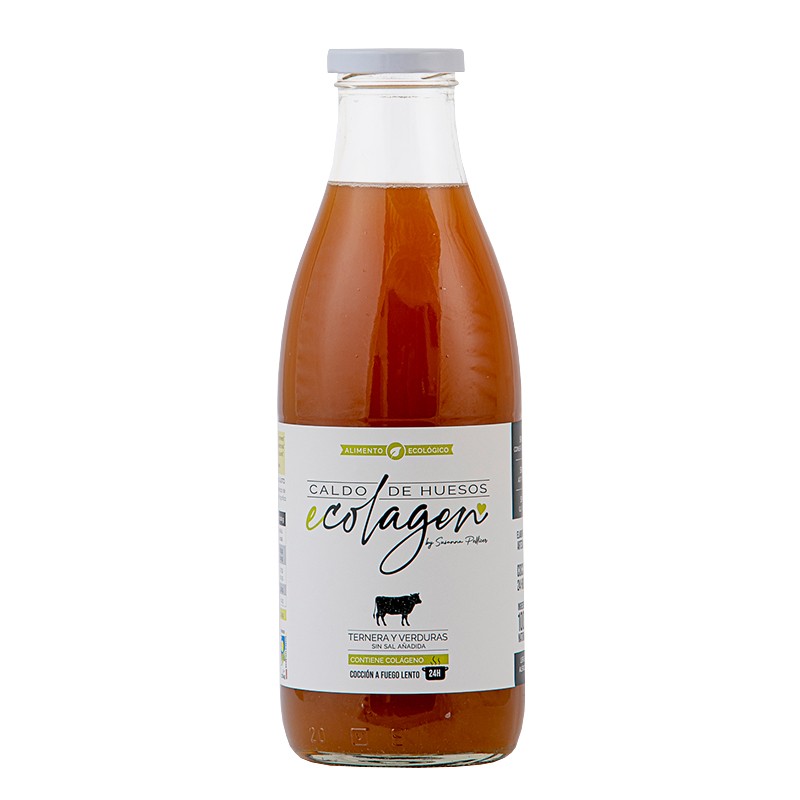 Безсолен телешки костен бульон