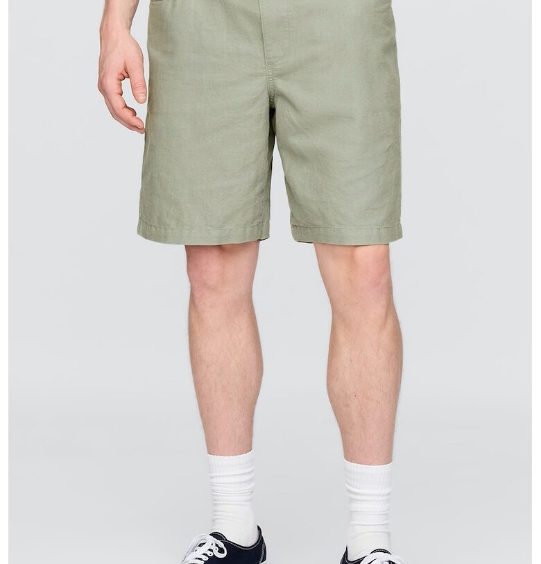 Бермуди от лен и памук GAP