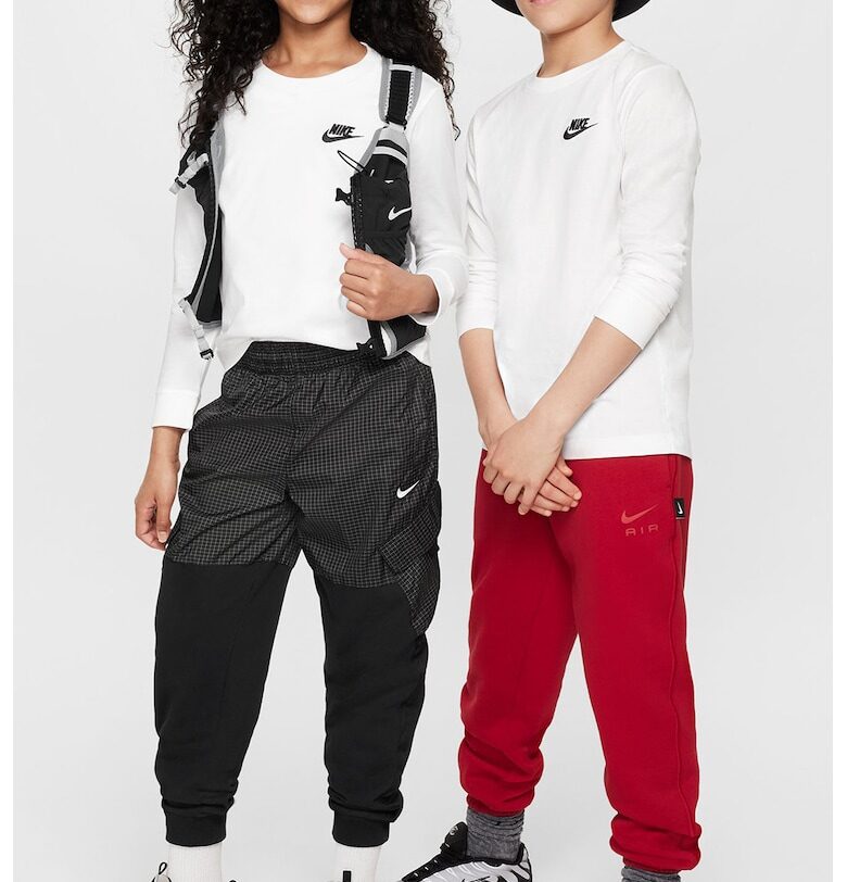 Блуза Futura с овално деколте и лого Nike