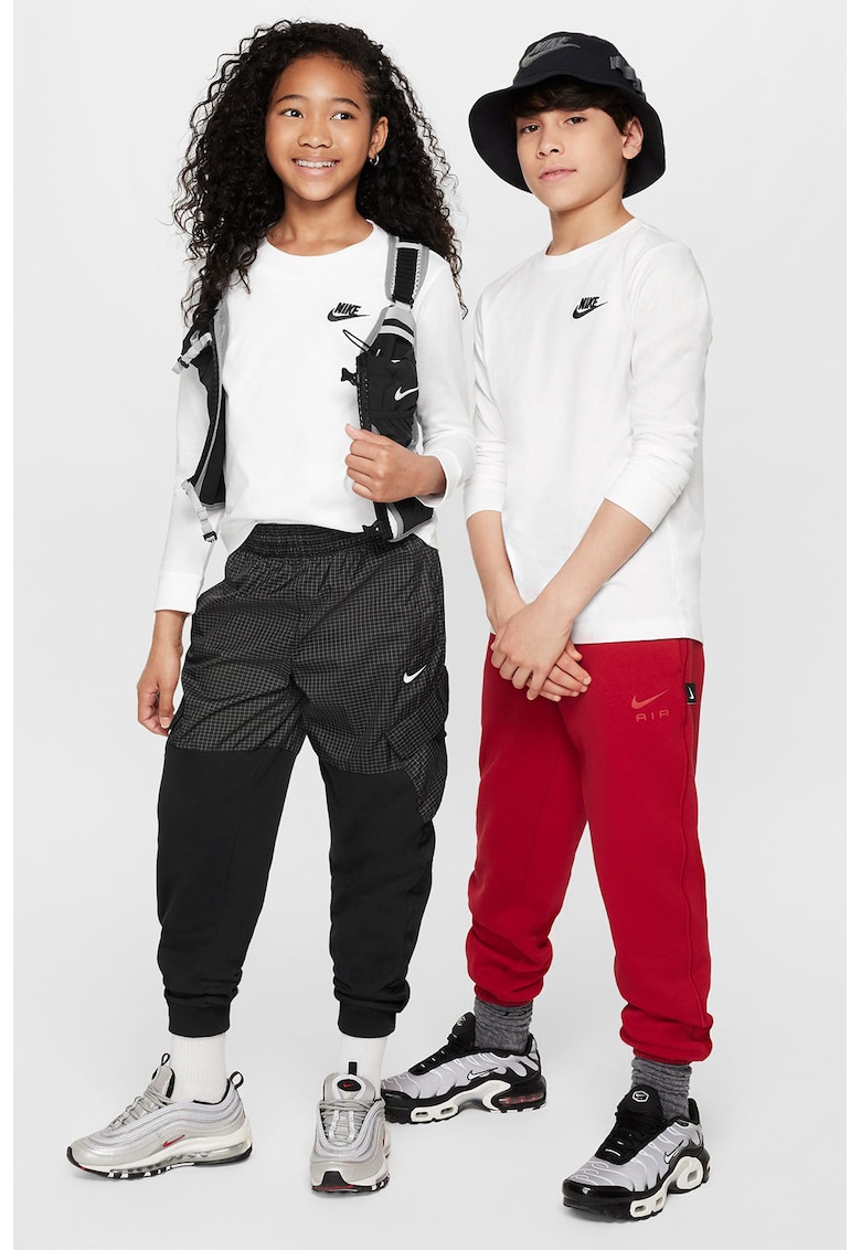 Блуза Futura с овално деколте и лого Nike