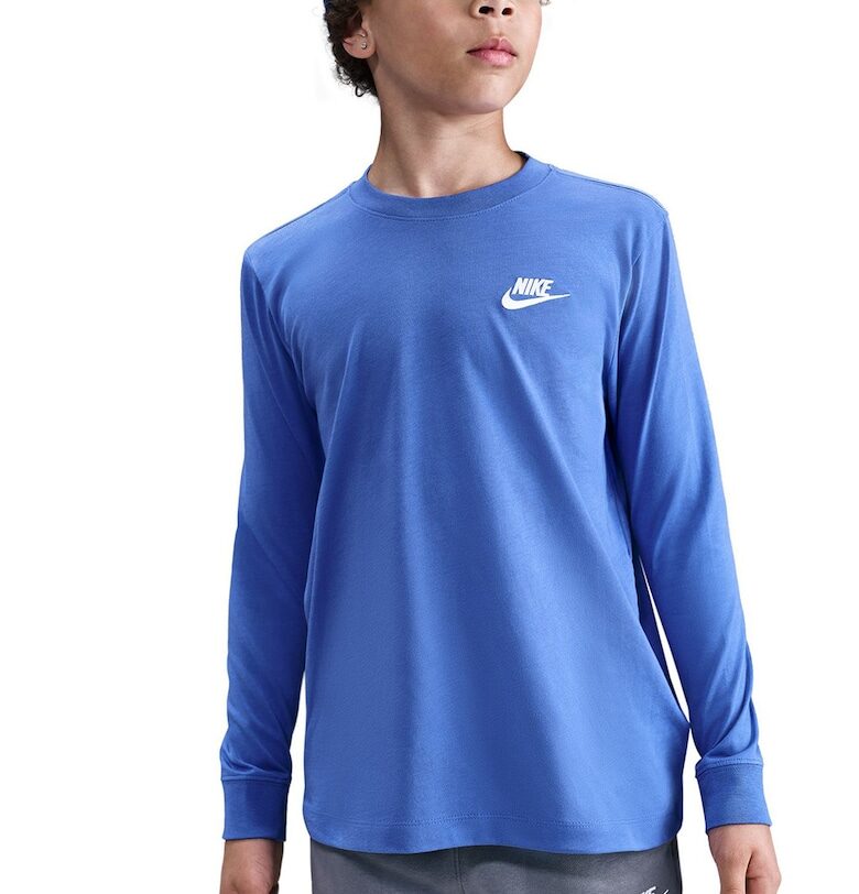 Блуза Futura с овално деколте и лого Nike