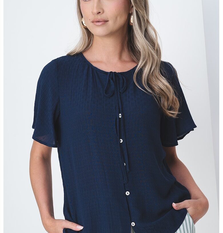 Блуза Gabbi с овално деколте Vero Moda