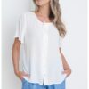 Блуза Gabbi с овално деколте Vero Moda