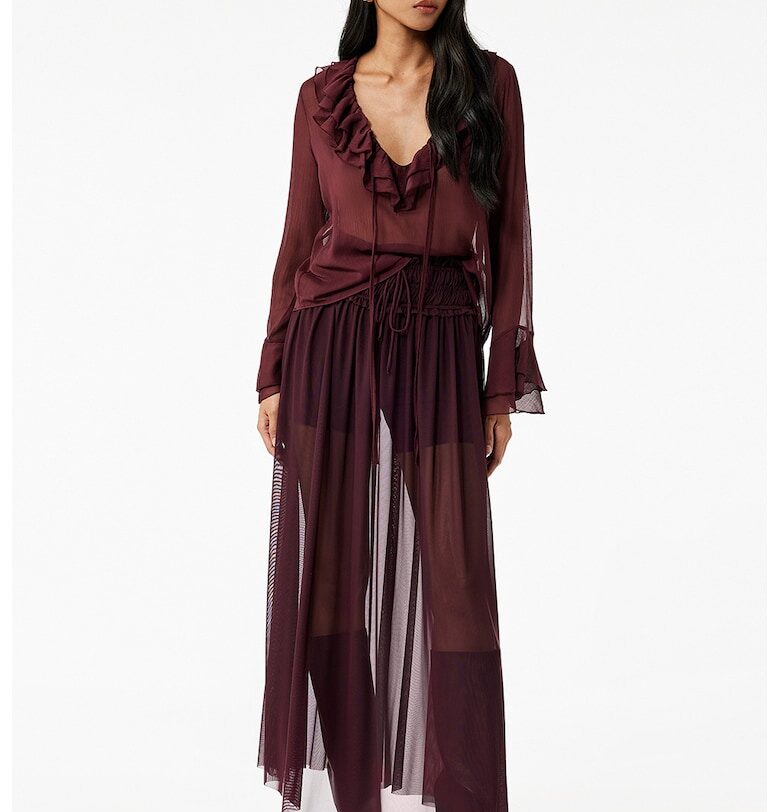 Блуза от шифон с набирания KOTON