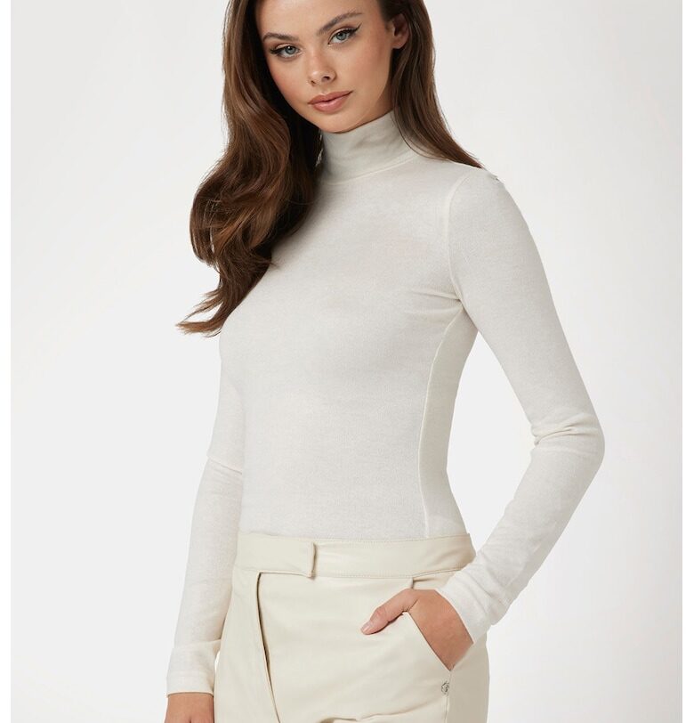 Блуза с висока яка GUESS