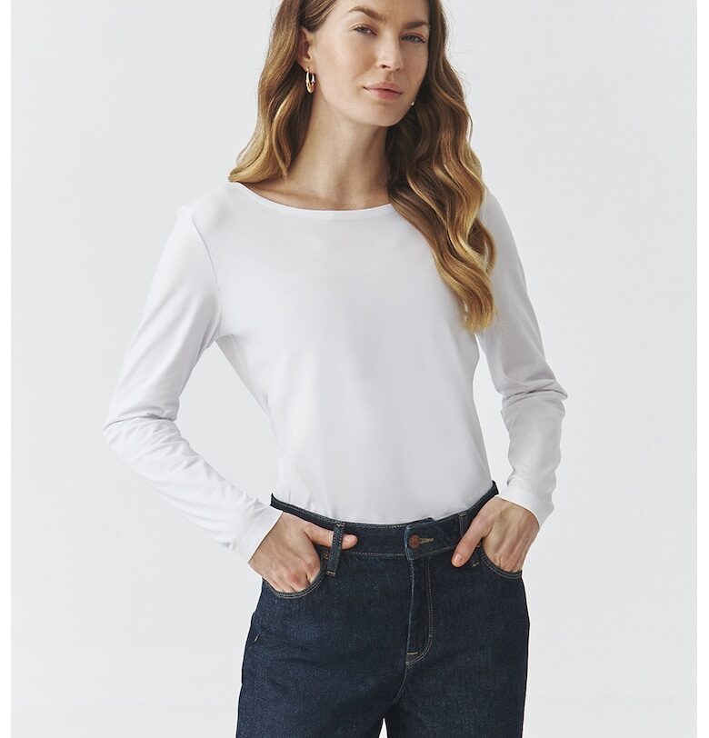 Блуза с деколте тип лодка Tatuum