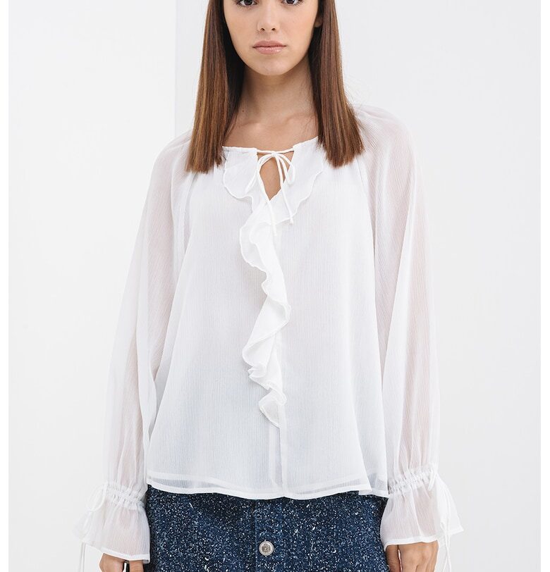 Блуза с дипли Only