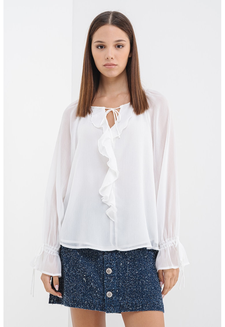 Блуза с дипли Only