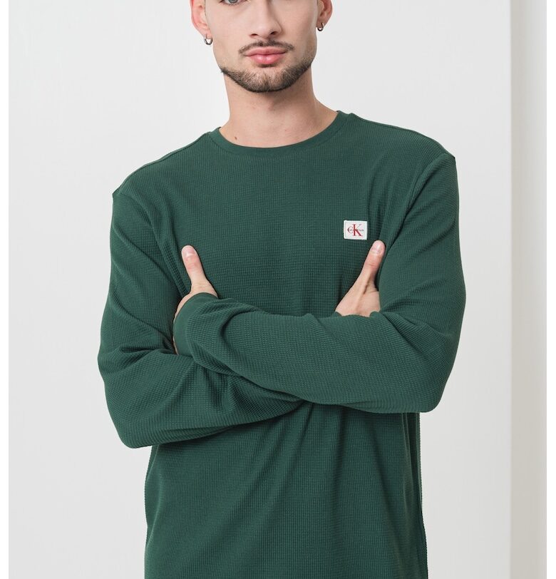 Блуза с лого CALVIN KLEIN JEANS