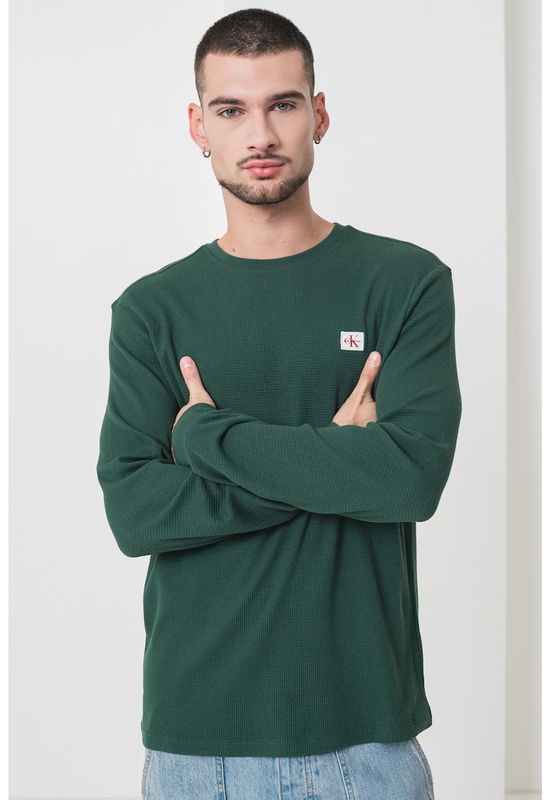 Блуза с лого CALVIN KLEIN JEANS