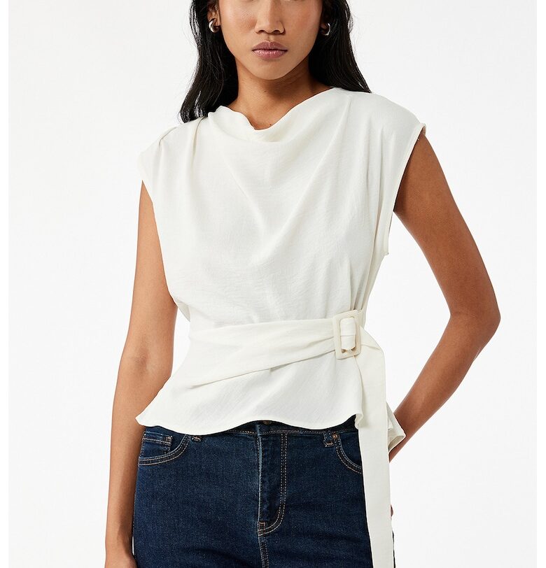 Блуза с шал-яка KOTON