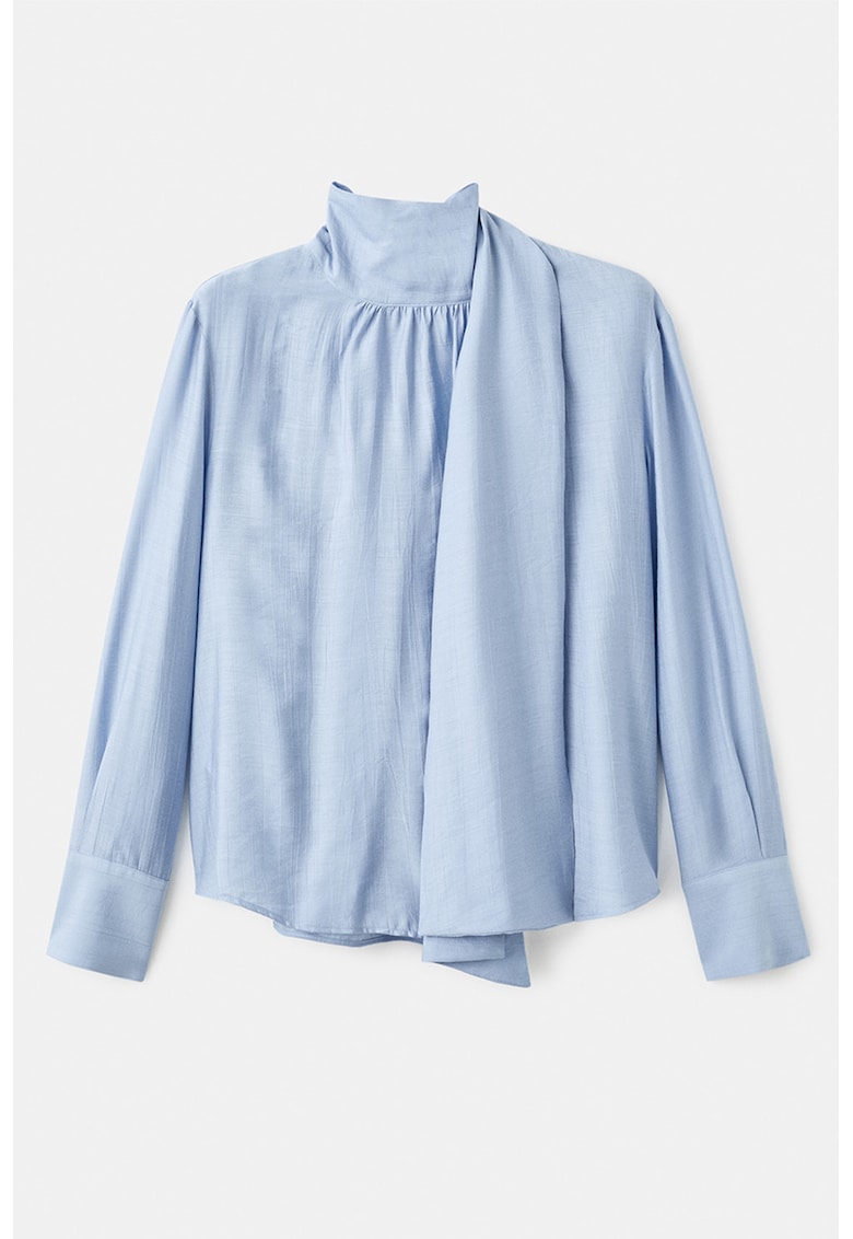 Блуза с шал-яка Mango