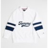 Блуза с яка и контрастно лого Tommy Hilfiger