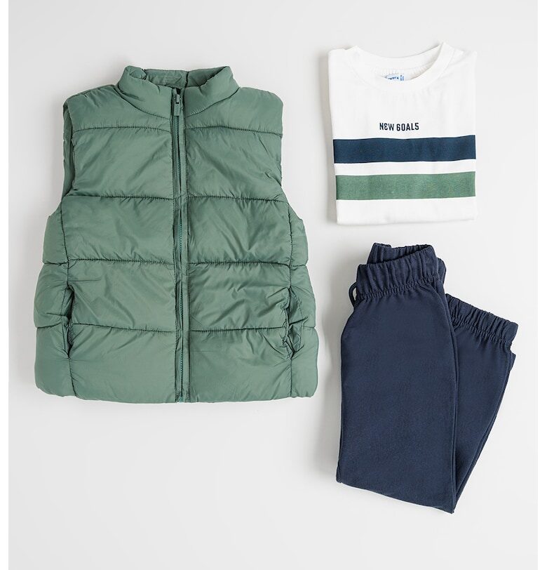 Блуза - спортен панталон и елек - 3 части Mayoral