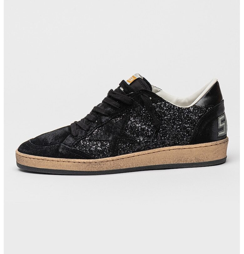 Бляскави спортни обувки със захабен ефект GOLDEN GOOSE