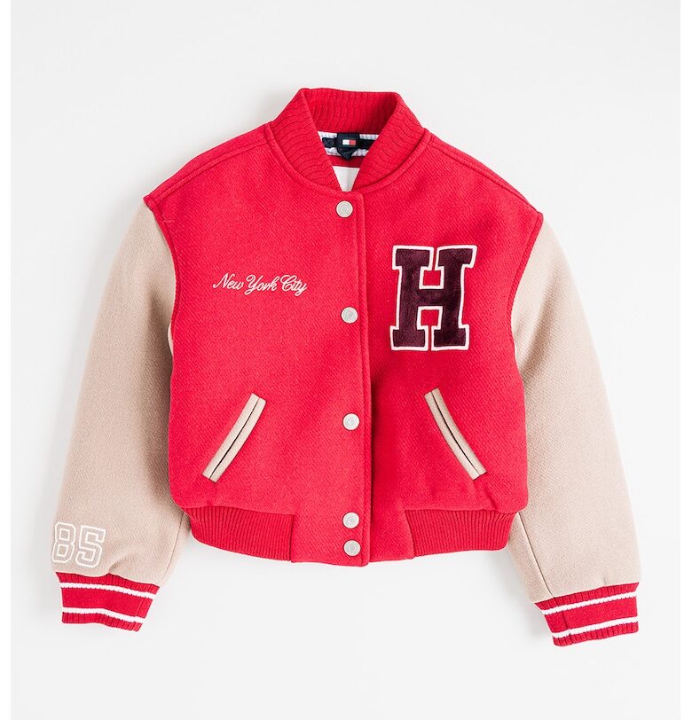 Бомбър яке с вълна и джобове Tommy Hilfiger