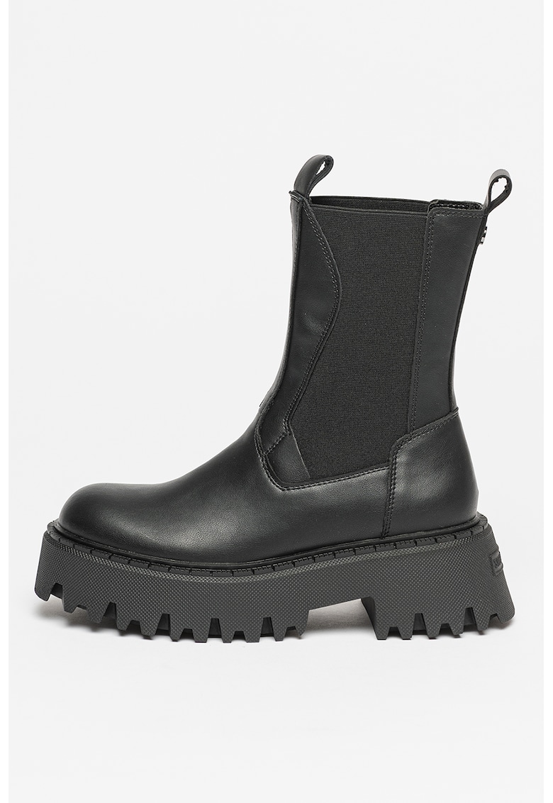 Боти Obtain Chelsea от кожа и текстил Steve Madden