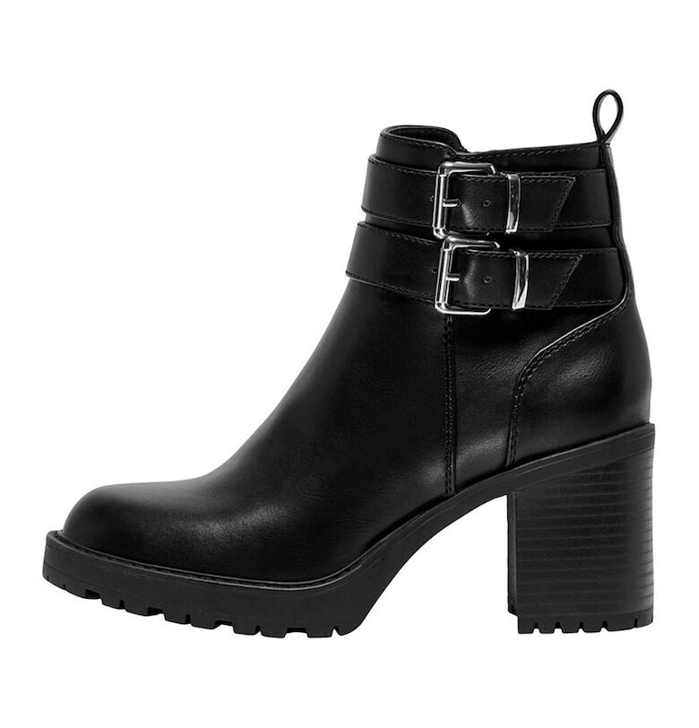 Боти от еко кожа с масивен ток Only