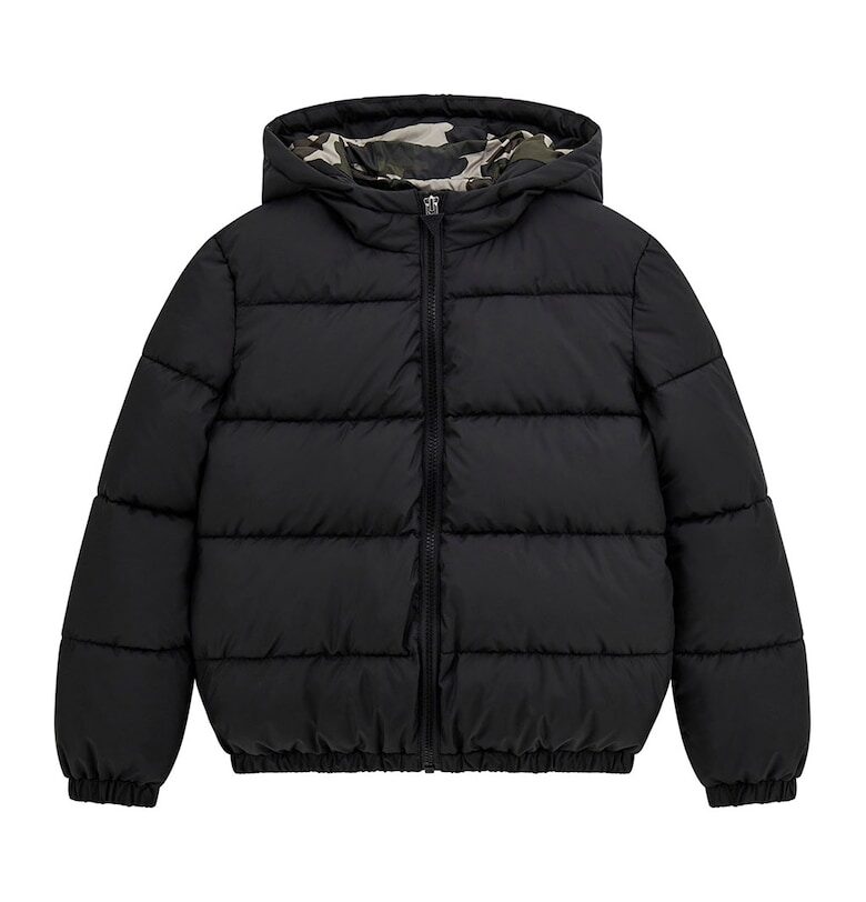 Ватирано зимно яке с качулка GUESS KIDS